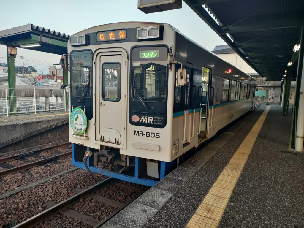 松浦鉄道の電車